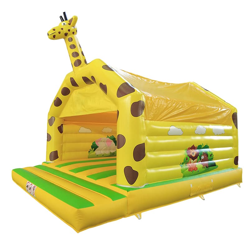 Commercial Grade Inflatable Giraffe Bouncy Castle for Kids